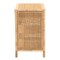 Baxton Studio Bella Modern Bohemian Natural Brown Mahogany Wood and Natural Rattan 1-Drawer Console Table 226-13096-ZORO - alternate 6